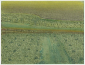 Richard Artschwager Landscape with Green Sky