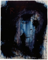 Arnulf Rainer Untitled (Blue self-portrait) 