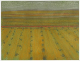 Richard Artschwager Golden Landscape