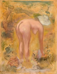 George Grosz Artist and Model in the Dunes