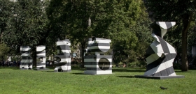 Installation view, Markers,&nbsp;Madison Square Park, New York, 2009